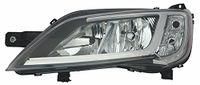 TarosTrade 37-2990-L-91261 koplamp voor H7-lampen met chroommotor links