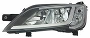 TarosTrade 37-2990-L-91261 koplamp voor H7-lampen met chroommotor links
