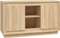 vidaXL Dressoir Sonoma eiken, 102 x 35 x 60 cm, bewerkt hout