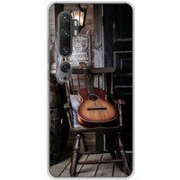 1001 coques Xiaomi Bedrukt siliconen hoesje compatibel met Mi Note 10, Mi Note 10 Pro Guitare