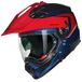 Nolan N70-2 X 06 Convinto 344 Blauw Rood Wit Glossy Multi Helm - Maat XL