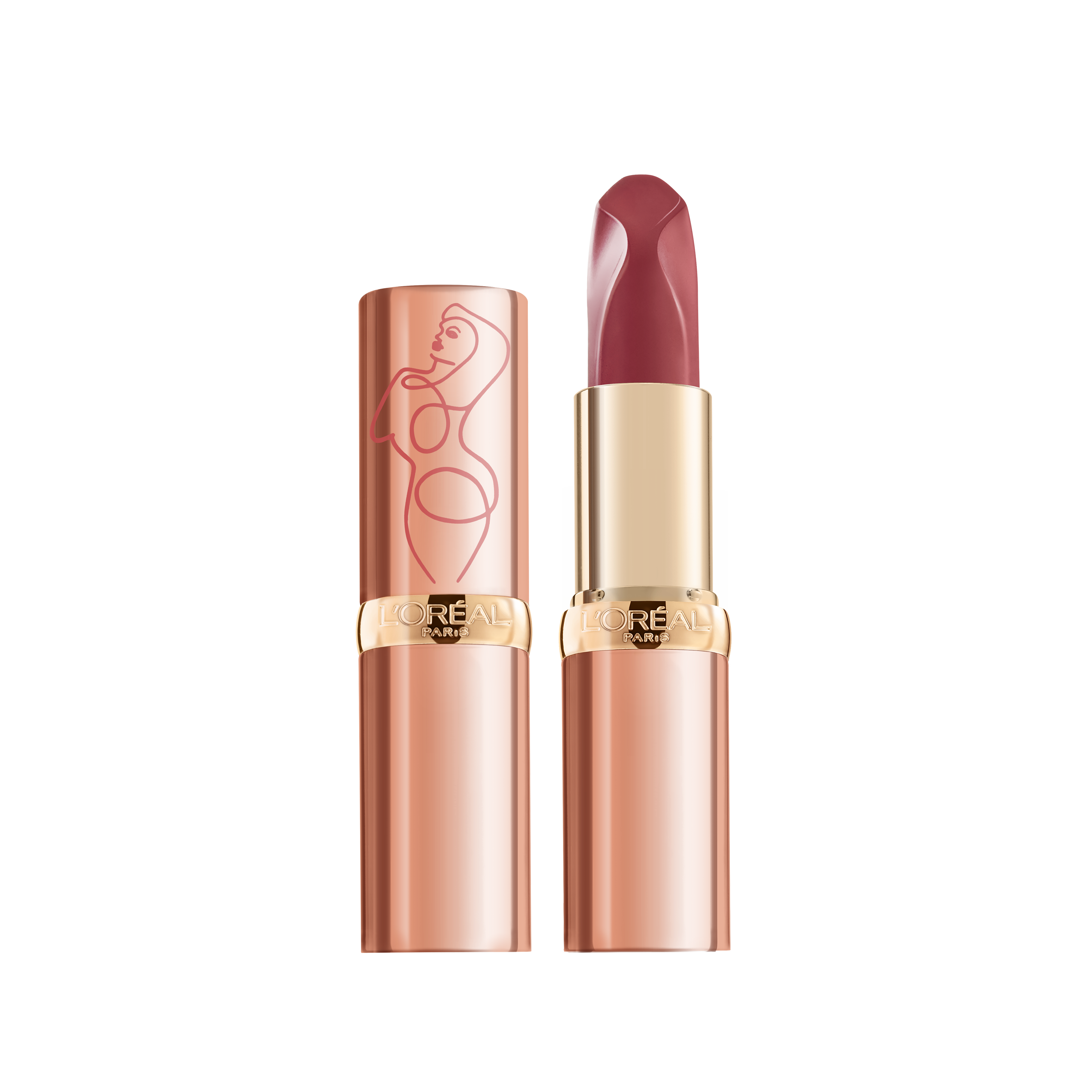 L'Oréal Color Riche Nude Insolents Lipstick - 177 Nu Autentique - Nude - Verzorgende Lippenstift - 8,9ml