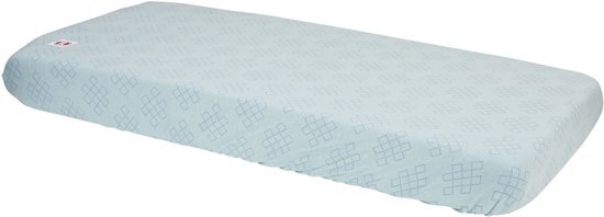 Lodger Wieghoeslaken Slumber Empire - Blauw - 40x80cm - Dubbellaags blauw