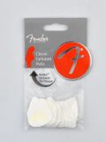 Fender Picks 351 Classic Celluloid Plectrum Set - White, Thin, 12 Pieces