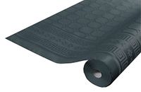 Pro Nappe - 12 damastpapieren wegwerptafelkleden op een rol van 6 m lang en 1,20 m breed - antraciet - Damastpapier met een chic en klassiek universeel patroon, ref R480659I