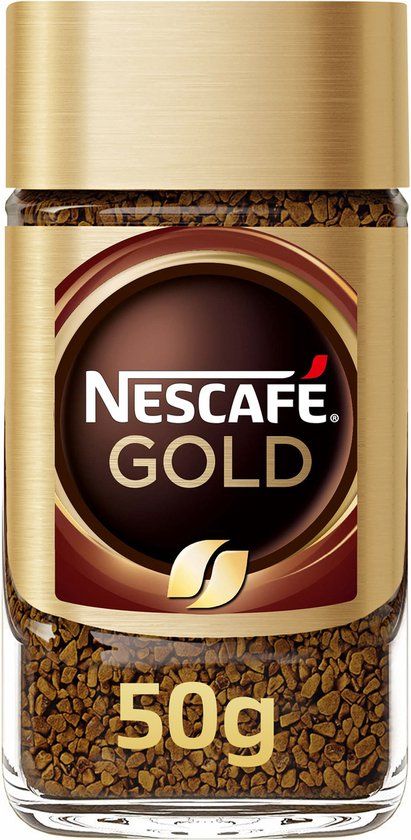 Nescafe Gold Instantkoffie, gebrande en gemalen koffie - 50 g