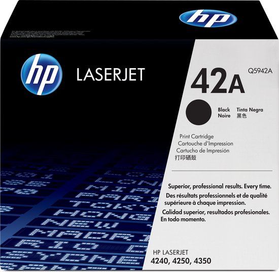 HP 42X Black Original LaserJet Toner Cartridge