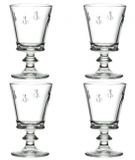 La Rochere Abeille Verre à vin - 240ml - Transparent - Lavable au lave-vaisselle - Lot de 4