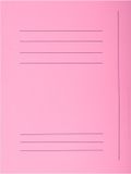 Exacompta SUPER 210 Pak van 50 dossiermappen met 3 kleppen. 24x32cm - Roze