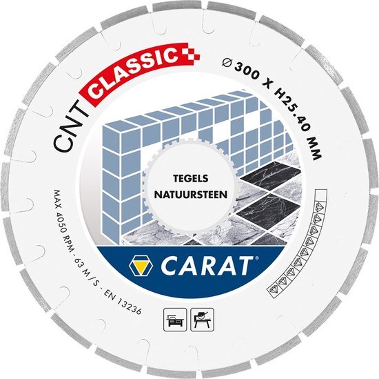 Carat CNT CLASSIC Diamantzaag natuursteen 350x25,4mm - CNTC350400