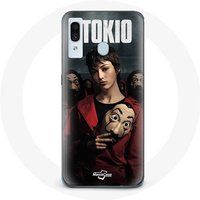 Maniacase Etui voor Samsung Galaxy A30 La Casa De Papel Tokio Masker