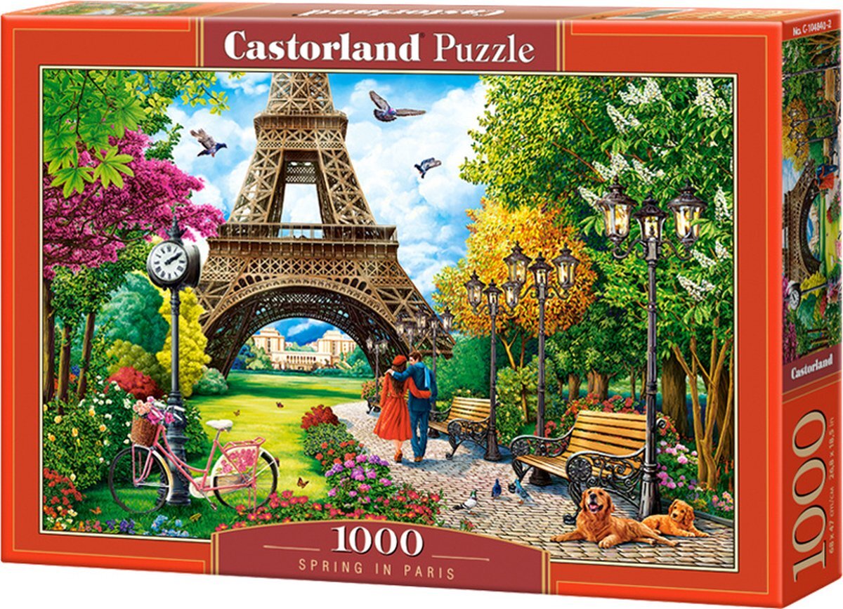 Castorland Spring in Paris Puzzel 1000 Stukjes