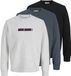JACK&JONES - JJMUNK SWEAT CREW NECK 3PK MP Heren Trui