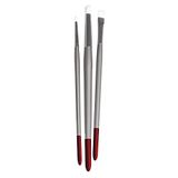 Rayher 37059000 penselenset met stoffen schilderen, FSC 100%, gesorteerd, SB-Btl 3 stuks