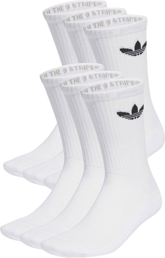 Adidas Trefoil Crew Cushioned Sokken Unisex - Maat 34-36 - Wit
