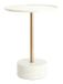 Light & Living Bijzettafel Civita - Wit - Ø41x53cm - Modern