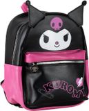 Konix Kuromi Kleine Rugzak Imitatieleer Dubbele Ritsen 3 Vakken Unisex Volwassenen