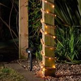 RexTech Solar tuinverlichting 'Manilla' - 60 warm witte leds - 4,5 meter lang