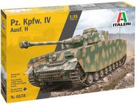 Italeri Modelbouwpakket Militaire voertuigen - 6578 Pz. Kpfw. IV Ausf. H Tank Plastic - 1:35 - Modelbouw