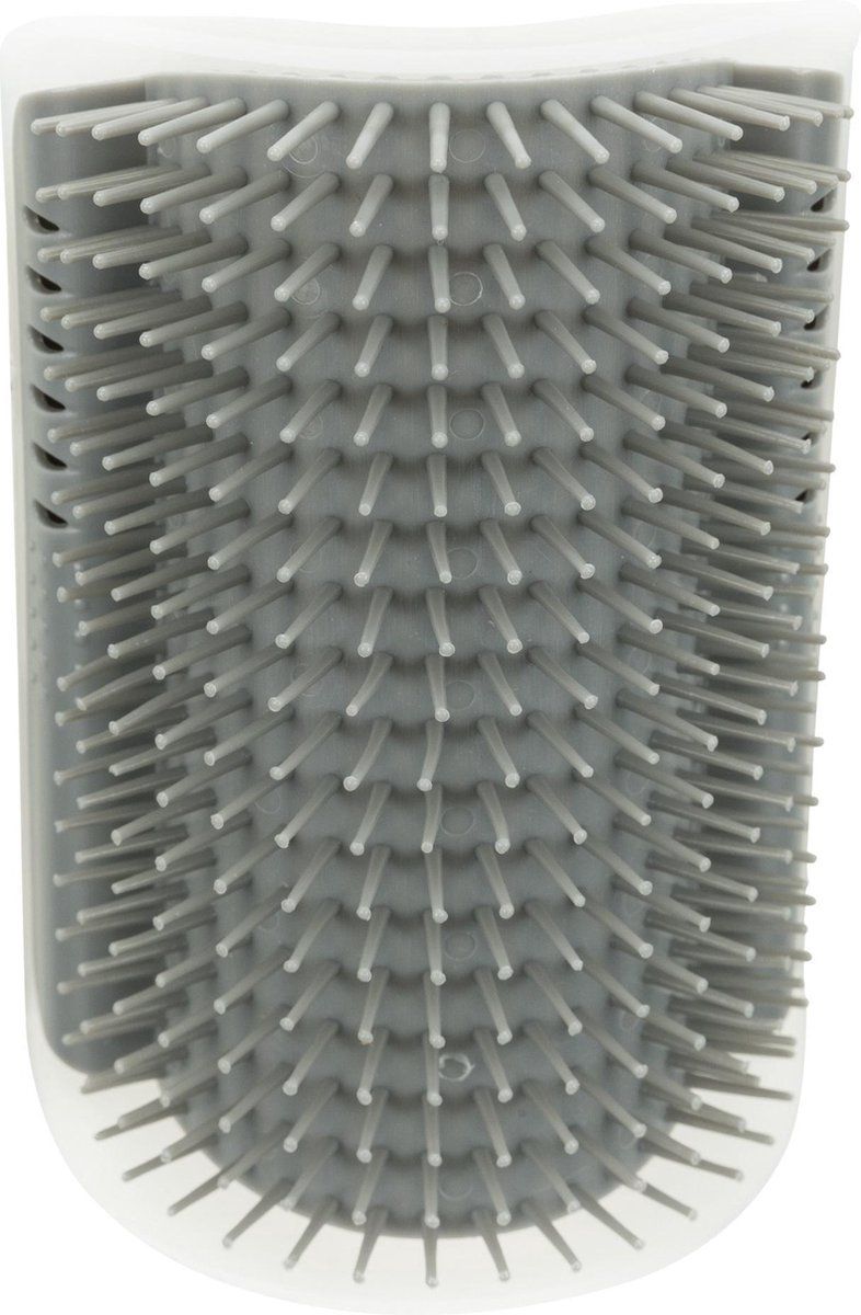 TRIXIE Massageborstel Muur Hoek Grijs - 8 x 13 cm