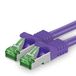 1aTTack.de CAT7 LAN-netwerkkabel 1x 5m 10Gbps Ethernet SFTP - paars