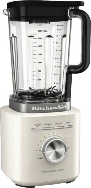 KitchenAid 5KSB2073EPL 2,1 l Blender voor op aanrecht 1200 W Zwart, Wit