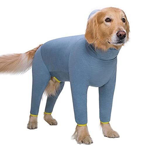 JRKJ Honden pyjama voor huisdieren honden kleding jumpsuit voor hond kostuum jas voor middelgrote grote honden cartoon gedrukt kleding shirt