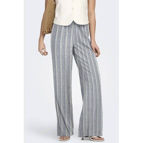 ONLY Meisjes Leggings - Coronet Blue - 70% Viscose, 30% Linnen