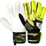 Reusch Keepershandschoenen Attrakt Solid Zwart/Veiligheidsgeel Maat 9