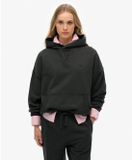 Superdry Studios Relaxed Hoodie Dames M Katoen Zwart