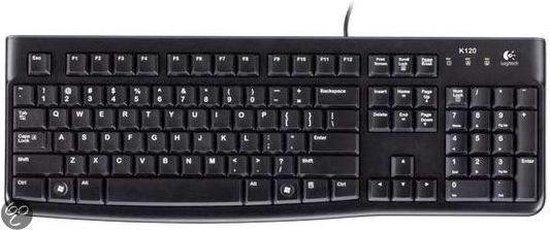 Logitech K120 - Toetsenbord - USB - Zwart
