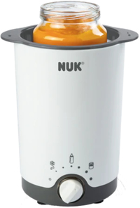 NUK Thermo 3in1 Flessenwarmer - Wit, Zwart - Warmhoudfunctie