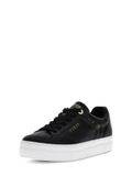 GUESS Sneakers laag 'GILAX' lichtbruin / zwart / zilver