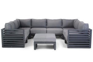 Santika Furniture Santika Jaya loungeset U-vorm 9-delig