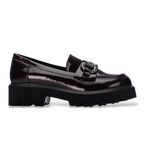 Xti Mocassins Femme 14643303 Bordeaux Vernis Casuel Rouge 3-5 cm