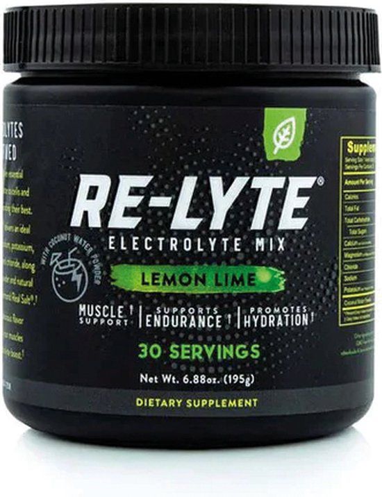 Re-Lyte Electrolyte Drink Mix - Lemon Lime - 195g