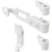 Store Menuiserie Espagnolette Kit Complet Blanc Composite Pour Volet Battant Ferrure De Volet