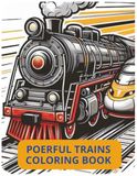 POWERFUL TRAINS Coloring Book