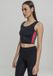 Urban Classics Side Stripe Zip Sport Top Dames M Blauw