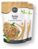 Farine de soja biologique 350 g, végétalienne, riche en protéines et en fibres
