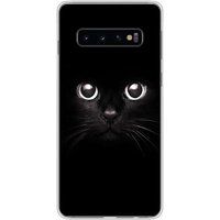 1001 coques Samsung Galaxy S10 Cat Eyes Siliconen Hoesje