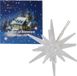 Set de 8 guirlandes lumineuses LED multicolores pour sapin de Noël