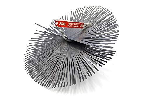 Pyro Feu 862618 schoorsteenkop, staal, 250 mm, metrische schroefdraad 12, grijs