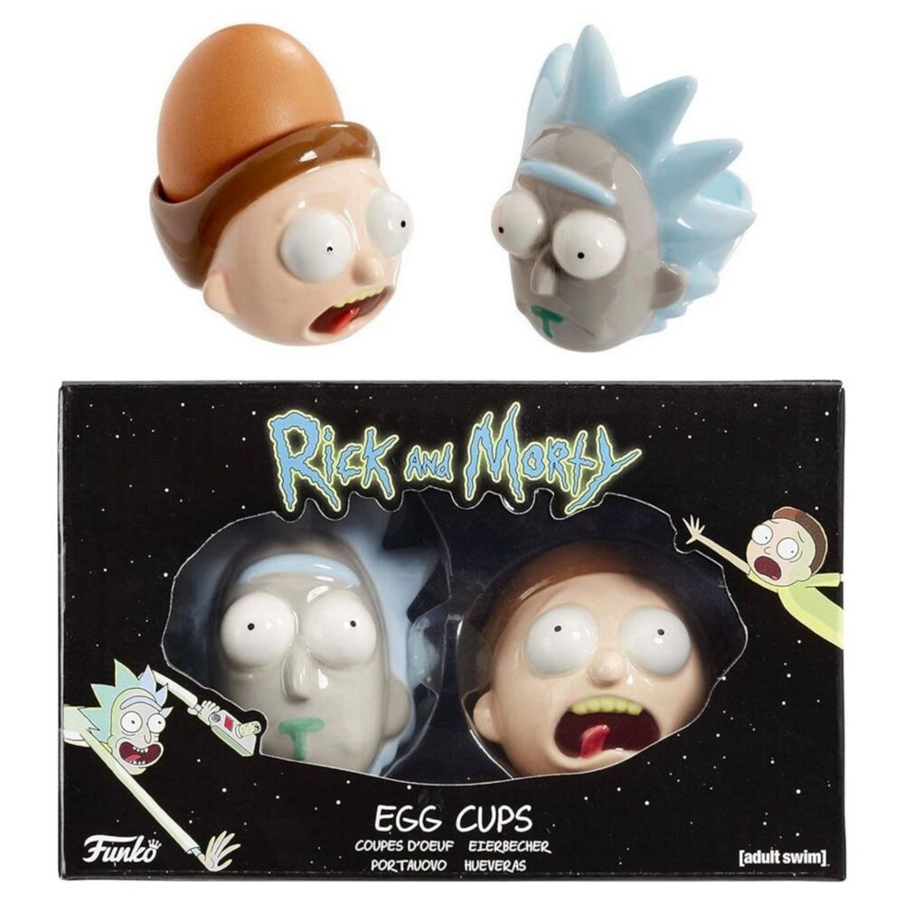 Rick & Morty Egg Cup 2-Pack