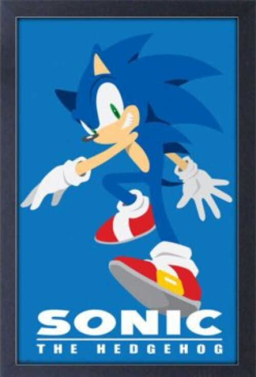 Pyramid International Sonic the Hedgehog Framed Print - Sonic the Hedgehog (46x31cm)