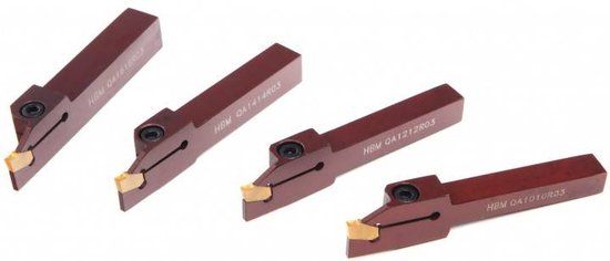 HBM 12 mm afsteekhouder / langsdraaibeitel met 3mm HM wisselplaat