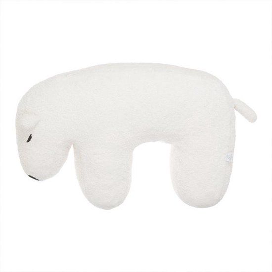 Nanami Voedingskussen Ijsbeer Nanook Polarbear Crème Katoen