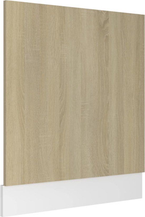 vidaXL Vaatwasserpaneel Lyon 59,5x3x67 cm Sonoma eikenkleurig