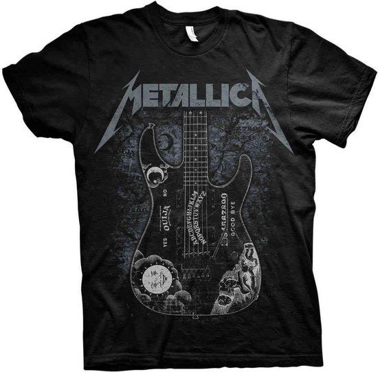 de.phononet Metallica T-Shirt - Hammet Ouija Guitar - Maat L - Zwart