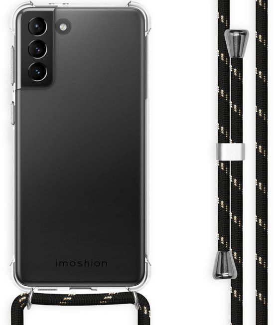 imoshion Backcover met koord voor de Samsung Galaxy S21 Plus - Zwart & Goud